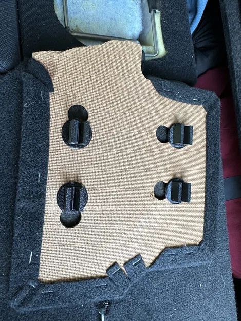 Bộ kẹp giữ lưng ghế sau cho Nissan Rogue (DIY 3D Print) - Image 2