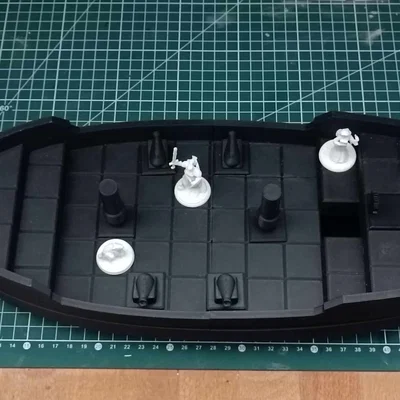 Bộ Phụ Kiện Tàu Cho Game Bàn Cờ TTRPG - In 3D Chi Tiết