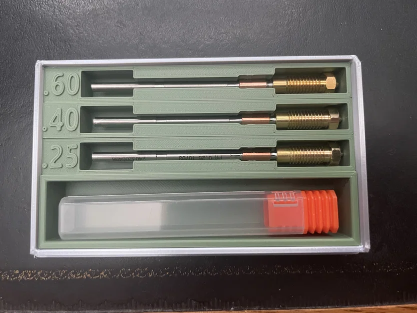 Khay đựng nozzle 3D in - Giải pháp sắp xếp phụ kiện máy in gọn gàng - Image 1