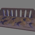 Đế Trưng Bày Mini Sepulchral Guard (Warhammer Underworlds) - Thumbnail 2