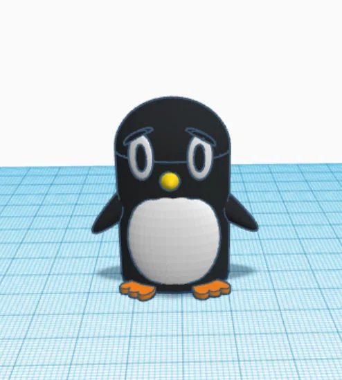 Mô hình chú chim cánh cụt (Penguin) đáng yêu cho máy in 3D - Image 3