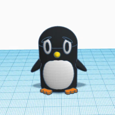 Mô hình chú chim cánh cụt (Penguin) đáng yêu cho máy in 3D