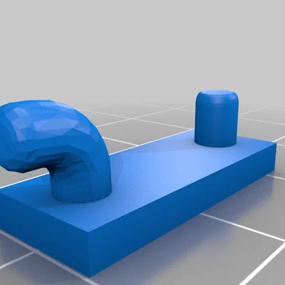 Adapter Pegboard 15mm tâm‑tâm, lỗ 3.5mm