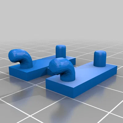 Adapter Pegboard 15mm tâm‑tâm, lỗ 3.5mm
