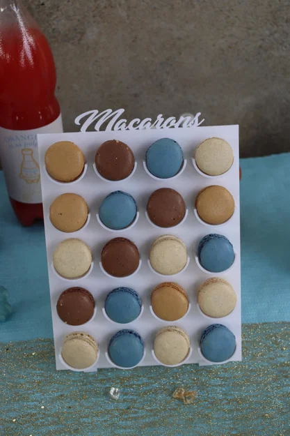Khay trưng bày bánh Macaron in 3D sang trọng cho bàn tiệc - Image 2