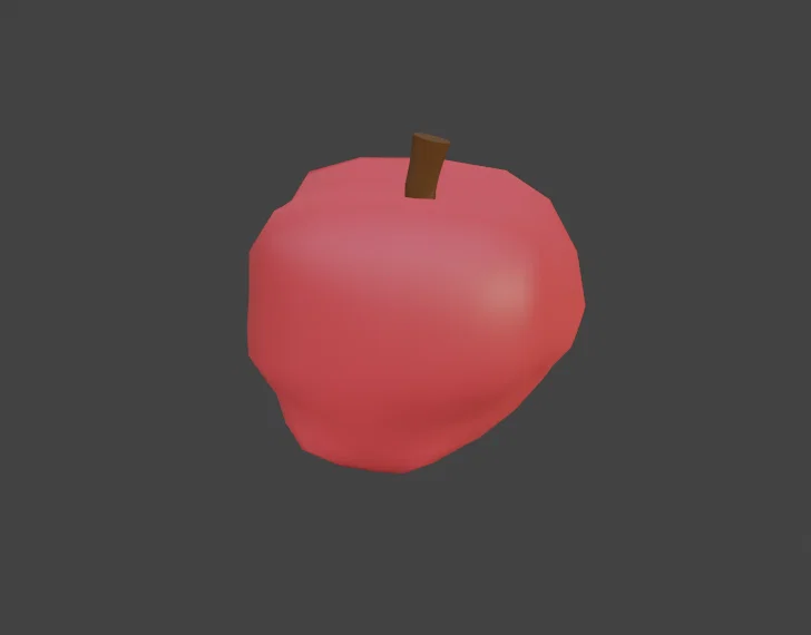 Mô hình quả táo 3D Realistic Apple trang trí decor cực đẹp - Image 1
