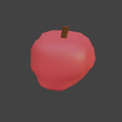 Mô hình quả táo 3D Realistic Apple trang trí decor cực đẹp