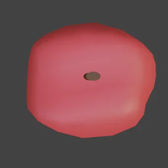 Mô hình quả táo 3D Realistic Apple trang trí decor cực đẹp