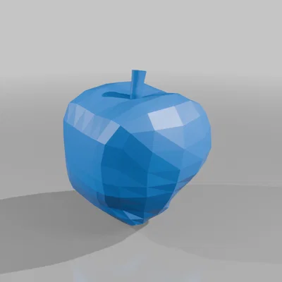Mô hình quả táo 3D Realistic Apple trang trí decor cực đẹp