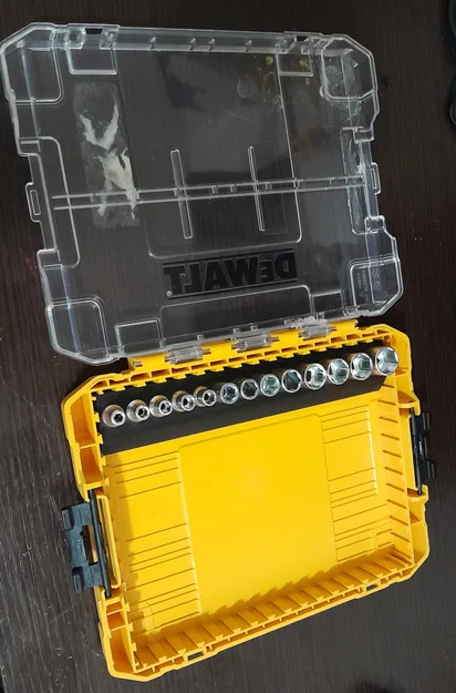 Khay 3D Đựng Đầu Khẩu Cho Hộp Công Cụ Dewalt ToughSystem - Image 1