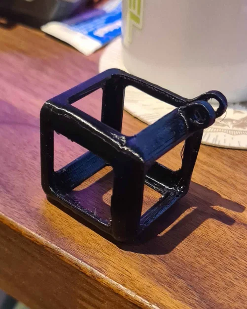 Fidget Cube Holder – Holder TPU gắn Fidget Cube vào móc khóa - Image 2