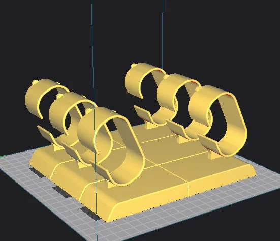 Hex-aholder: Giá đỡ đồng hồ 3D lắp ghép tiện lợi và linh hoạt - Image 1