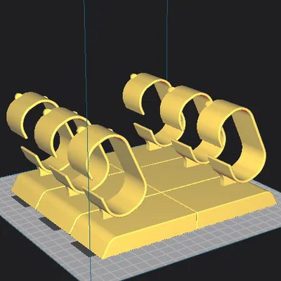 Hex-aholder: Giá đỡ đồng hồ 3D lắp ghép tiện lợi và linh hoạt
