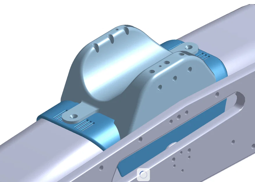 Giá đỡ ống 2 inches cho BlueROV2 Heavy (BlueROV2 Heavy Fairing) - Image 1
