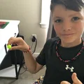 Mô hình in 3D biểu tượng cảm xúc mặt cười nhắm mắt đáng yêu - Thumbnail 2