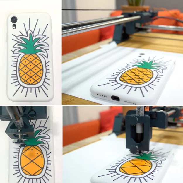 Máy CNC vẽ in 3D dễ làm – Vẽ lên bánh, điện thoại, giấy, áo | Arduino GRBL Plotter - Image 8