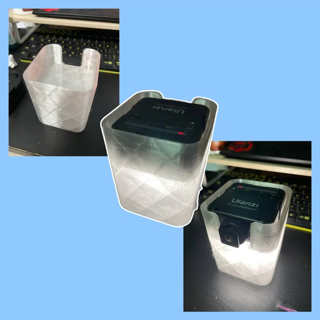 Bộ khung 3D biến đèn LED Ulanzi VL49 thành đèn bàn tiện lợi - Image 4
