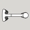 Chốt khóa thay thế cho hộp Stanley Sort Master (STA194745) in 3D - Thumbnail 2