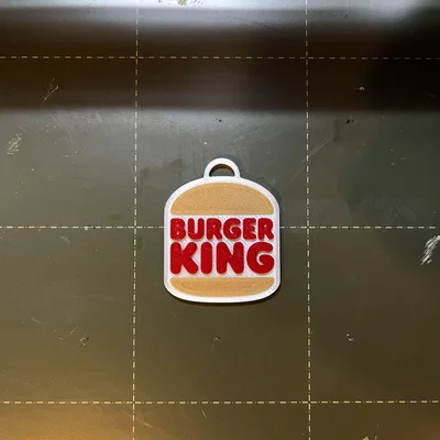 Móc khóa Burger King: Thiết kế ấn tượng cho tín đồ 3D Printing