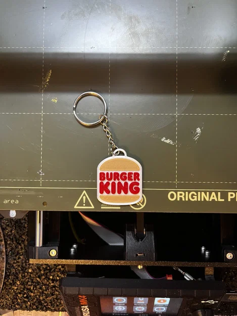 Móc khóa Burger King: Thiết kế ấn tượng cho tín đồ 3D Printing - Image 2