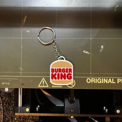 Móc khóa Burger King: Thiết kế ấn tượng cho tín đồ 3D Printing