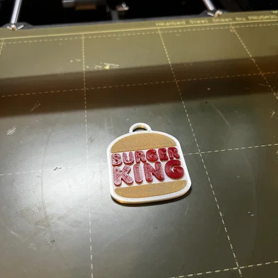Móc khóa Burger King: Thiết kế ấn tượng cho tín đồ 3D Printing