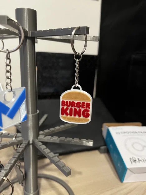 Móc khóa Burger King: Thiết kế ấn tượng cho tín đồ 3D Printing - Image 4