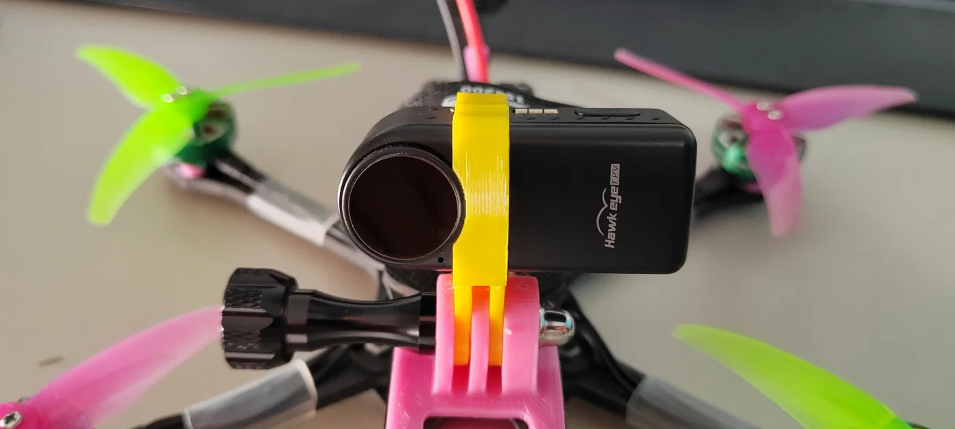 Ngàm gắn máy quay Hawkeye Thumb 2 chuẩn GoPro cho FPV Drone - Image 1