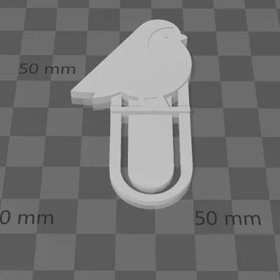 Kẹp sách hình chim (Bird Bookmark) - File in 3D xinh xắn cho hội mọt sách