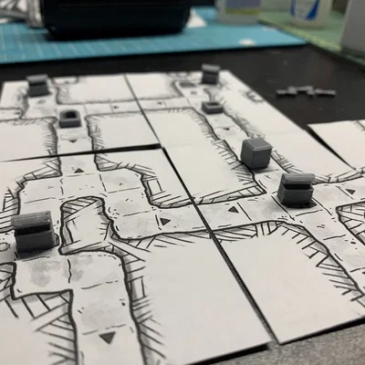 Marker “Open Door” cho Board Game – Dễ in – Nhiều kích thước