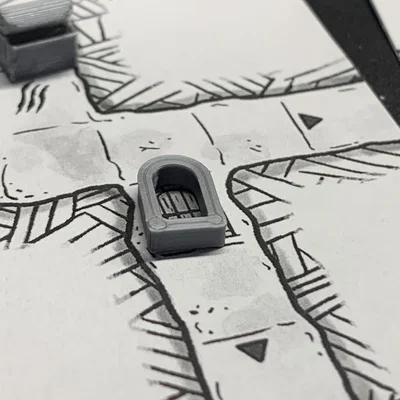 Marker “Open Door” cho Board Game – Dễ in – Nhiều kích thước