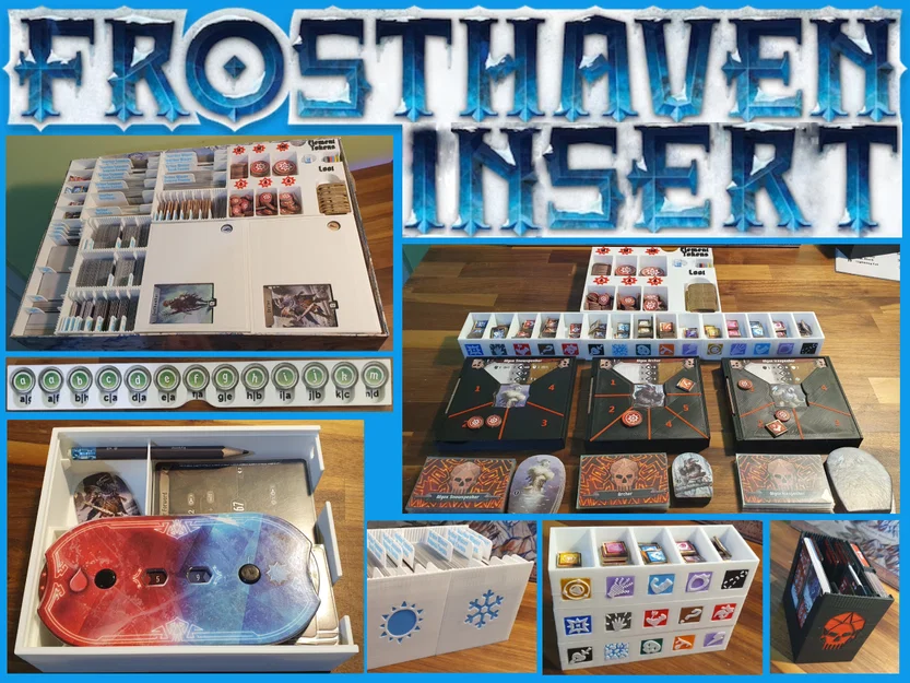 Frosthaven Insert - Khay đựng tối ưu cho Frosthaven - Image 1