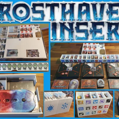 Frosthaven Insert - Khay đựng tối ưu cho Frosthaven