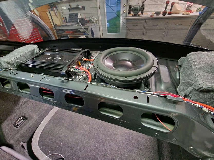 Giá đỡ adapter subwoofer 10" V2 cho Audi A3/S3 8V/8V5 (thay 8V0035412) - Image 16