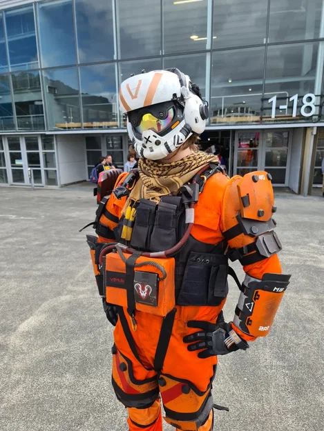 Titanfall 2 - Mũ Viper (Vỏ 1 Mảnh, Không Có Gá Phụ Kiện Trước) - Image 1