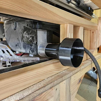 Đầu nối nhanh máy hút bụi cho máy cưa bàn DeWalt 7492