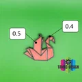 Móc khóa thiên nga CISNE phong cách Origami tinh tế cho dân in 3D - Thumbnail 2
