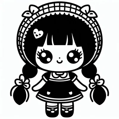 Móc khóa búp bê dễ thương 3D - Mẫu trang trí sáng tạo đa sắc màu
