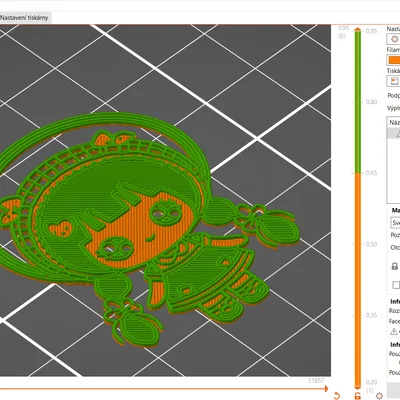 Móc khóa búp bê dễ thương 3D - Mẫu trang trí sáng tạo đa sắc màu