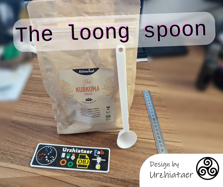 The loong spoon – Muỗng cán dài - Image 1
