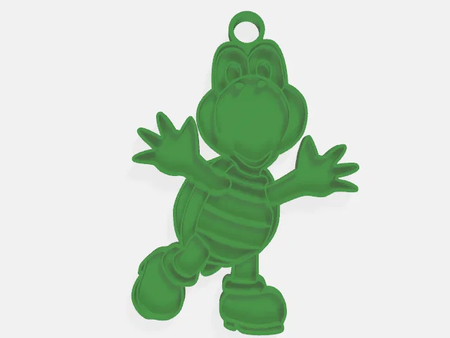 Mô hình móc khóa Koopa Troopa - Thiết kế 3D cho fan Mario - Image 1