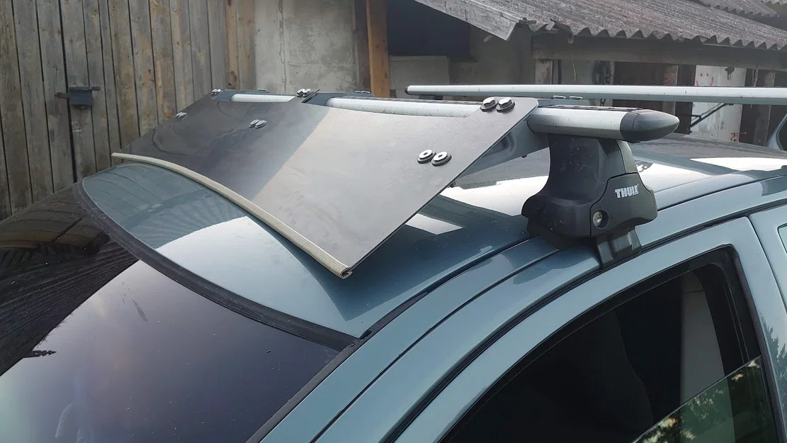 DIY Wind Fairing (AirScreen) cho baga nóc xe #Volvo - Image 1