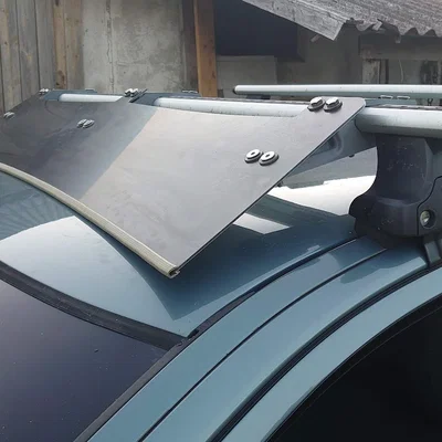 DIY Wind Fairing (AirScreen) cho baga nóc xe #Volvo