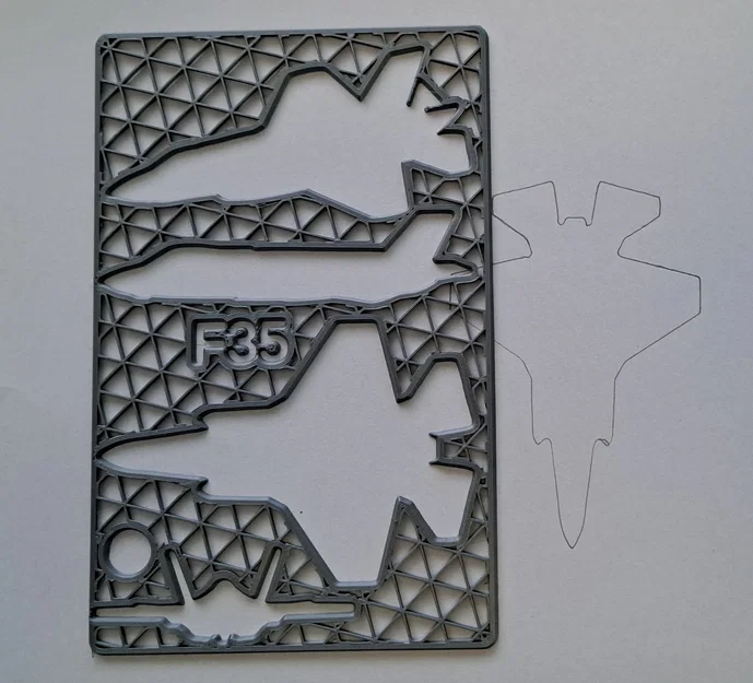Trình tạo Stencil (silhouette STL) + ví dụ (F35, động vật) - Image 3