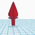 Mô hình trang trí tâm linh OM VEL TAMIL (In 3D) - Thumbnail 1