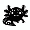 Khuôn tô (Stencil) hình chú Axolotl đáng yêu cho in 3D - Thumbnail 1