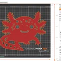 Khuôn tô (Stencil) hình chú Axolotl đáng yêu cho in 3D - Thumbnail 2