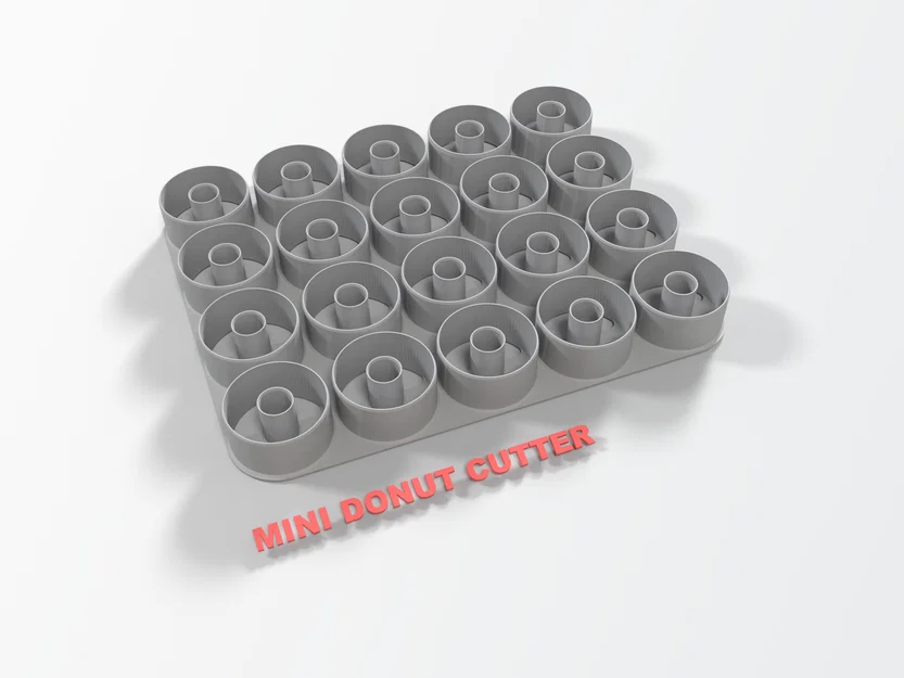 Khuôn Cắt Bánh Donut Mini 20 Lỗ Tiện Dụng Cho Mọi Căn Bếp - Image 1
