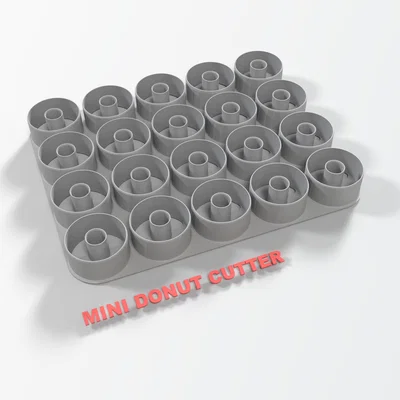Khuôn Cắt Bánh Donut Mini 20 Lỗ Tiện Dụng Cho Mọi Căn Bếp