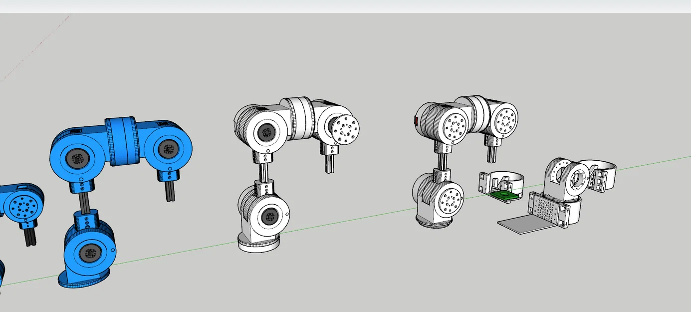 Hercules – Cánh tay robot (Robotic Arm) mô-men xoắn cao in 3D - Image 2